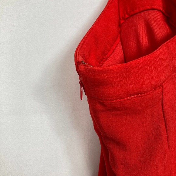 Onetheland Romper Womens Sz M Red Sweetheart‎ Tank Lace Up Corset Back Shorts - Picture 3 of 10